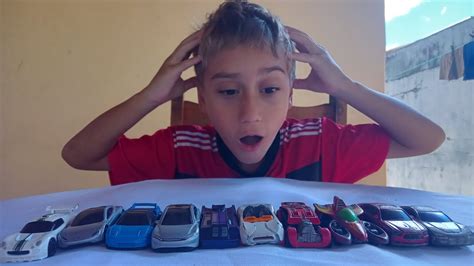 Mostrando minha coleção de hot weels YouTube