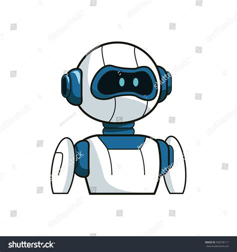 Robot Cartoon Icon Stock Vector Royalty Free 590738111 Shutterstock