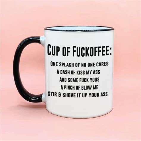 Drink And Barware Microwave And Dishwasher Safe Ceramic Mug Funny Mugs Funny Fuck Off Coffee Cup