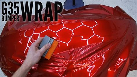 Wrapping A Infiniti G35 Bumper With Teckwrap Youtube
