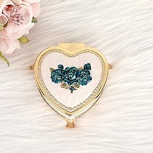 Amazon Hipiwe Vintage Metal Jewelry Box Heart Shape Trinket Box