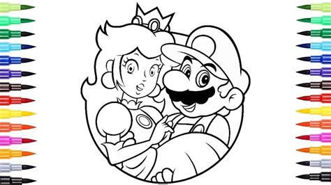 The Super Mario And Princess Peach Super Mario Coloring Pages Turned Princess Peach Into