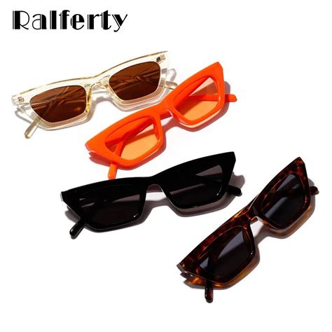 Ralferty 2023 New Fashion Cat Eye Sunglasses Women Vintage Retro Luxury