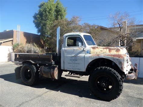 1949 Dodge Truck Cummins Diesel Power 4x4 Rat Rod Tow Truck No Reserve