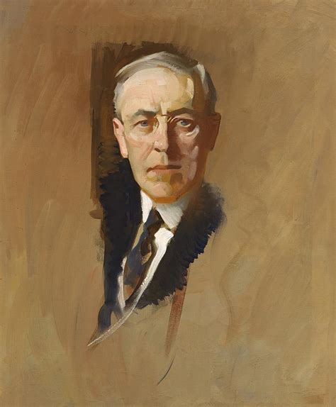 Woodrow Wilson Painting By Mountain Dreams Fine Art America