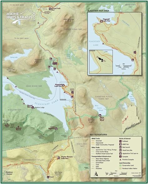 Maine Huts and Trails Trail Map | Liftopia