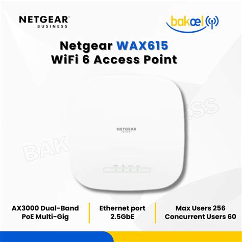 Jual Netgear Wax Ax Dual Band Poe Multi Gig Insight Managed Wifi