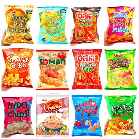 B Nh Snack Bim Bim Oishi Poca Toonies Lays Snack T M B Khoai T Y