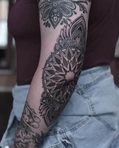 Update More Than Mandala Elbow Tattoo Design Super Hot In Coedo Vn