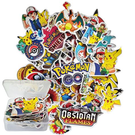 Naklejki Pokemon Pikachu Na Zeszyt Laptop 50 Sztuk 14319278436 Allegro Pl