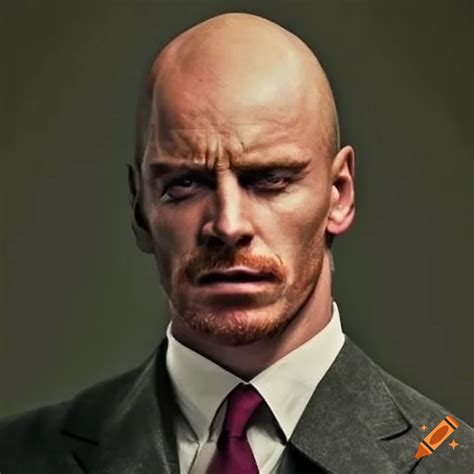 Michael Fassbender Bald As Lex Luthor On Craiyon