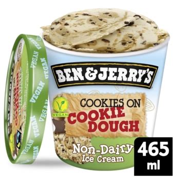 Ben Jerry S IJs Non Dairy Cookies On Cookie Dough Dessert 465ml