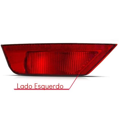 Par Refletor Neblina Luz De Ré Parachoque Traseiro Ford Ecosport 2013 2014