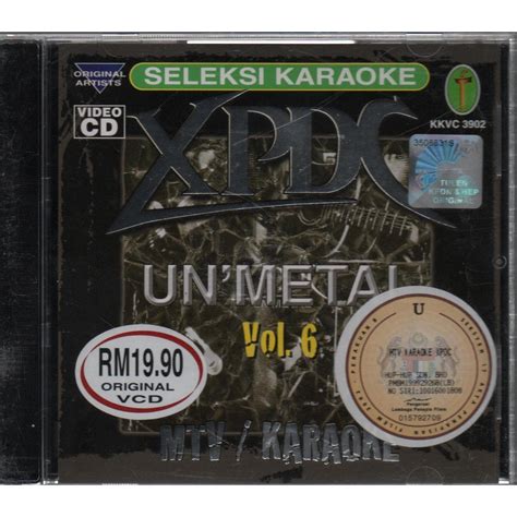 Vcd Mtv Karaoke Xpdc Un Metal Vol Songs Shopee Malaysia