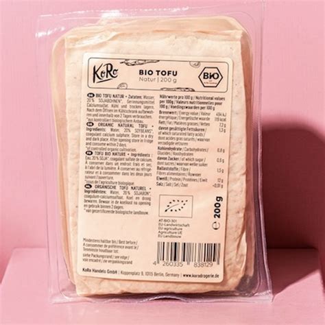 KoRo Bio Tofu Natur 200g Natural German