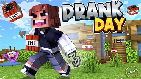 Prank Day By The Craft Stars Minecraft Skin Pack Minecraft Bedrock