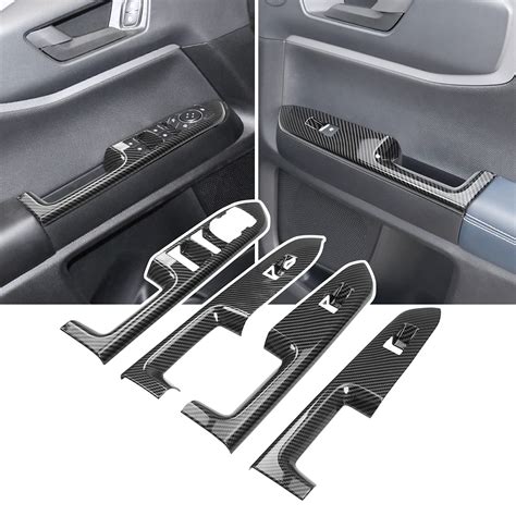 Buy YEE PIN Bronco Sport 2021 2022 Carbon Fiber Window Switches Panel