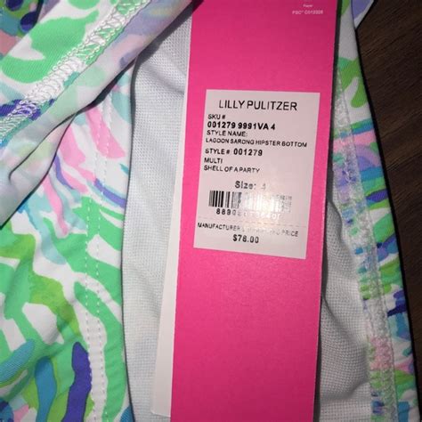 Lilly Pulitzer Swim Lilly Pulitzer Lagoon Sarong Hipster Bikini