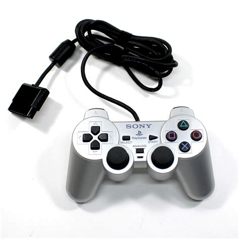 Original Playstation 2 PS2 Dualshock Silver Controller