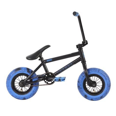 invert supreme mini bmx bike  kids blackblue  wheels  tire