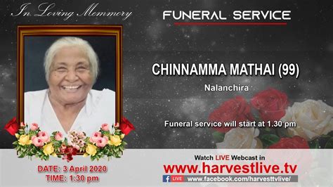 Funeral Service Chinnamma Mathai 99 YouTube