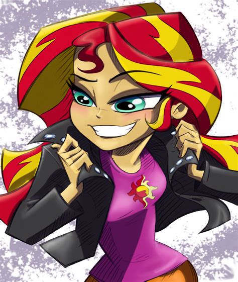 Sunset Shimmer Painted Screenshot By Daoldhorse On Deviantart