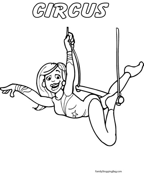 Did You Ever Want To Run Away And Join The Circus Coloring Pages