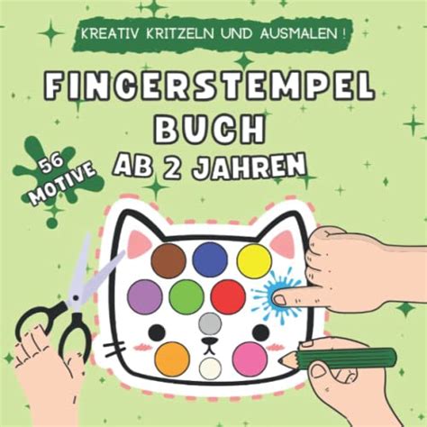 Fingerstempelbuch Ab Jahren Mein Erstes Malbuch Kritzelbuch Und