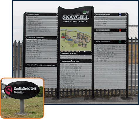 Post Mounted Signs Signmakers Skipton North Yorkshire Allsignage
