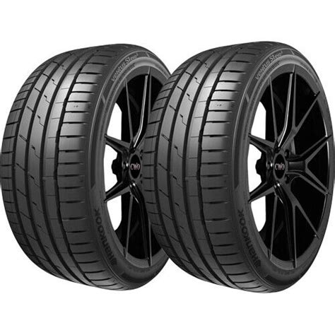 Qty 2 245 40r19 Hankook Ventus S1 Evo3 K127 98y Xl Black Wall Tires