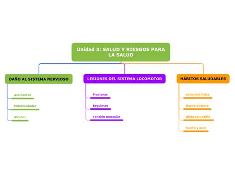 Unidad Salud Y Riesgos Para La Salud Mind Map