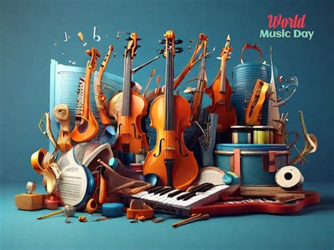 Premium Photo World Music Day