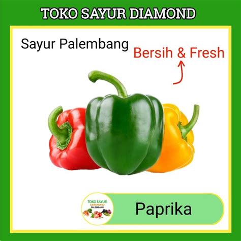 Jual Paprika Sayur Sayuran Mayur Segar Online Palembang Shopee