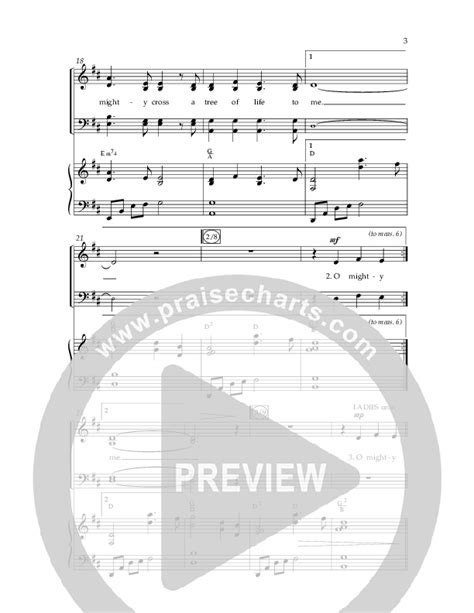 O Mighty Cross Choral Anthem Satb Sheet Music Pdf Lifeway Choral