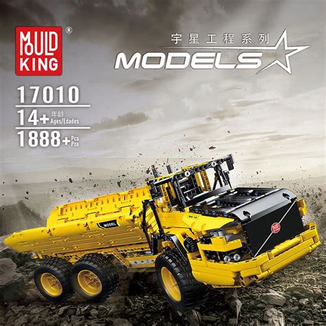 RC Dump Truck Mould King 17010 Technic With 17010 Pieces MOC Brick Land