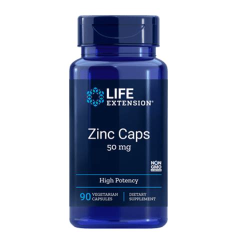 Life Extension, Zinc Supplement | 50mg, 90 capsules