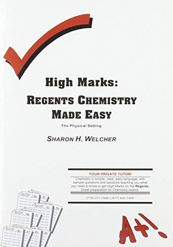 High Marks Regents Chemistry Made Easy