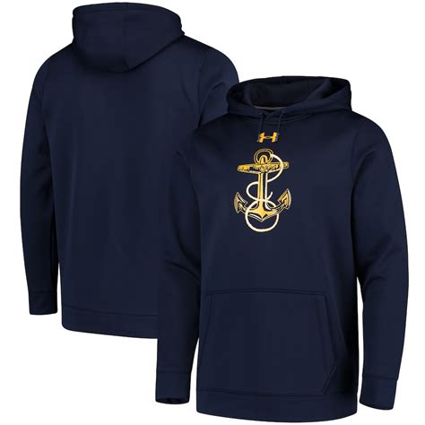 Under Armour Navy Midshipmen Navy Military Branch Tech Performance Hoodie