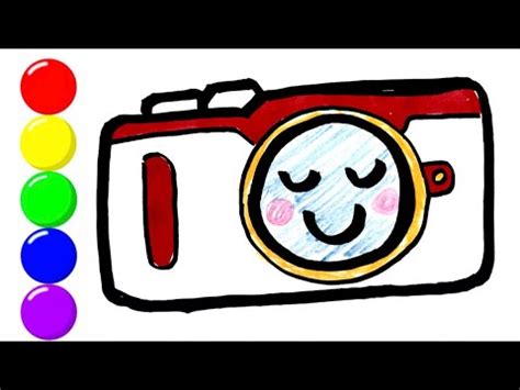 How To Draw a Cute Camera | камера для рисования для детей | Bolalar ...