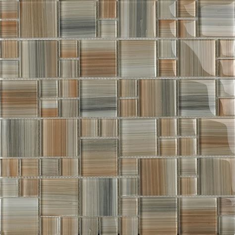 EPOCH Architectural Surfaces 12 X 12 Contempo Multicolor Glass Wall