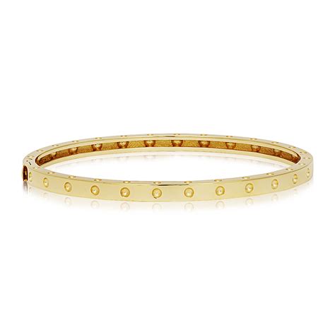 Roberto Coin 18k Yellow Gold Symphony Pois Moi Bangle 7771358ayba0