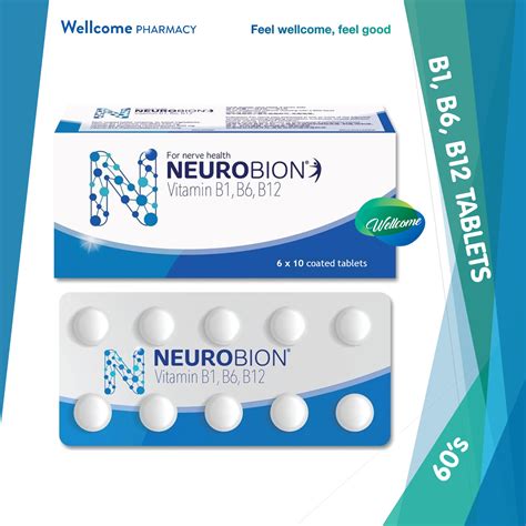 Neurobion Tablets Vitamin B B And B For Nerve Function S