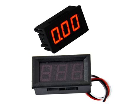 NEW BLUE LED PANEL METER Mini DIGITAL VOLTMETER DC 3 30V LC20