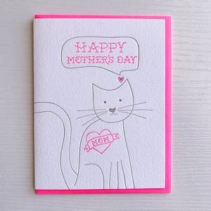 Mother S Day Card From Cat Happy Mother S Day From The Cat Funny