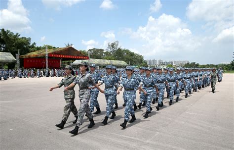 第十五届香港青少年军事夏令营正式开营 中青在线