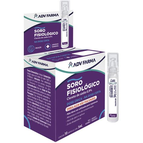 SORO FISIOL ADV AMPOLA 5ML C 10 GPZ