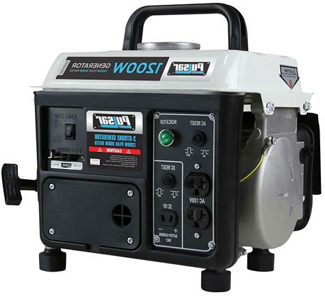 1200-Watt Quiet Portable Gas Powered Generator Home RV