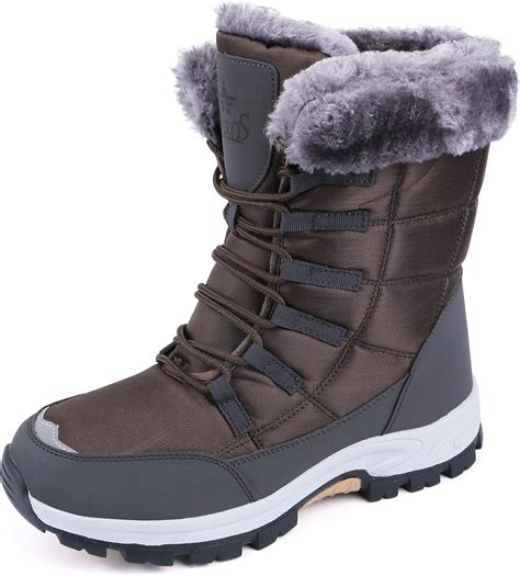 Zhpto Botte De Neige Femme Bottes D Hiver Antid Rapant Fourrure L Ger