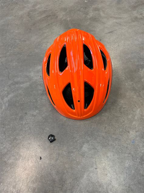 Neon Orange Helmet Glossy Sunshine E Ride
