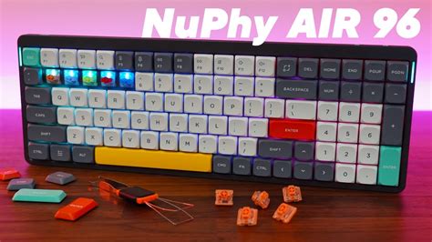 NuPhy Air 96 A Premium Low Profile Wireless Mechanical Keyboard For